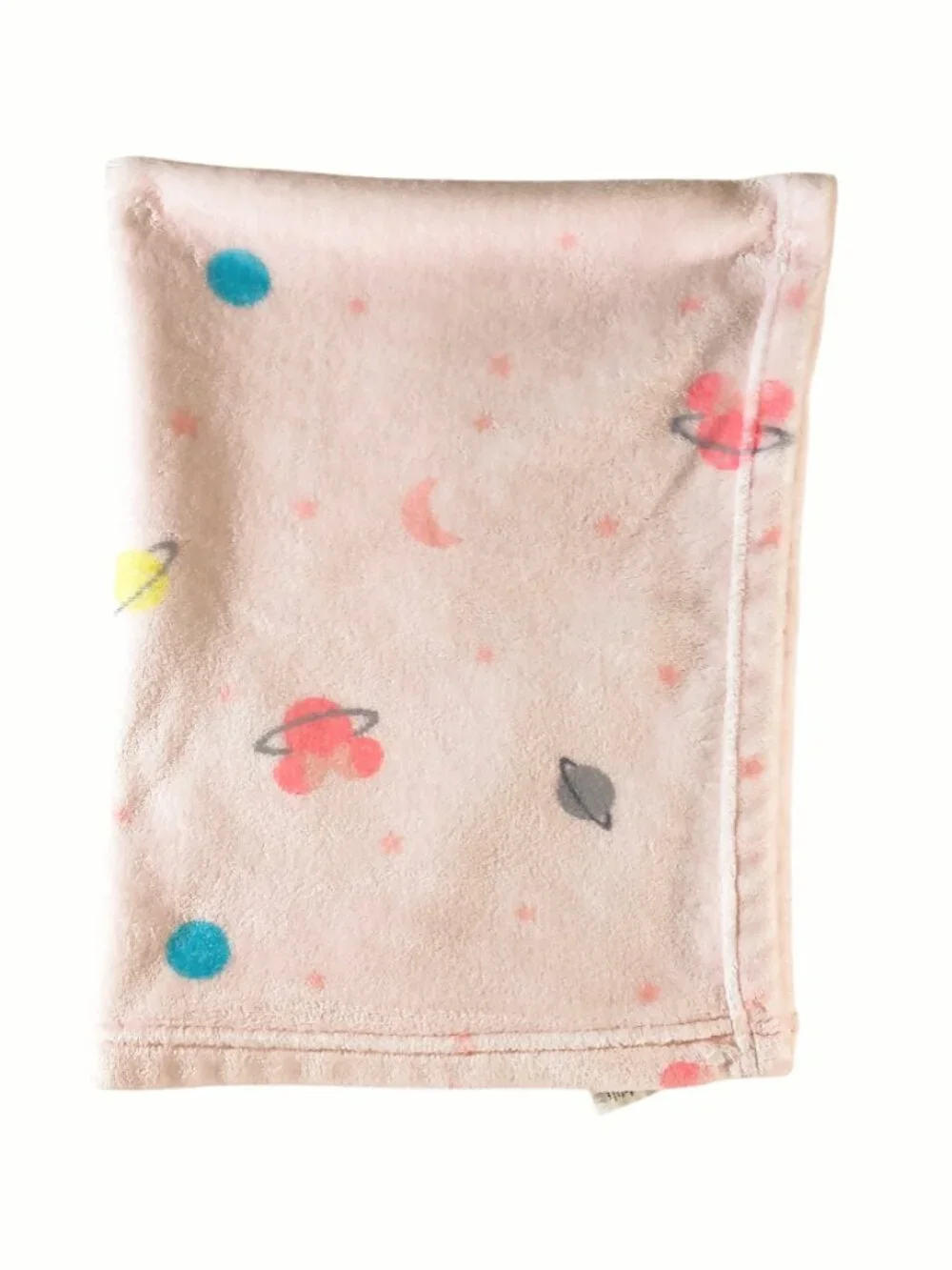 Disney Baby Providencia Minnie Mouse Planet Moon Space Pink Blanket 29